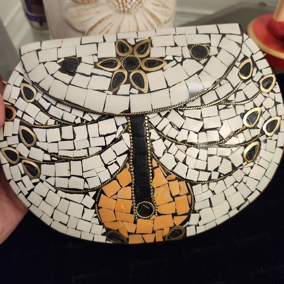 RAMLA  Handmade Mosaic  Bag. - Picture 9 of 9